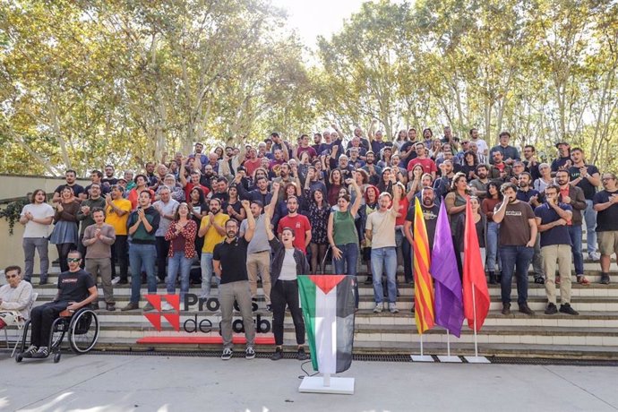 Archivo - La CUP presenta el 'Procés de Garbí' y su grupo motor para iniciar el proceso de debate que "marcará el rumbo de la organización para los próximos años". Foto de archivo