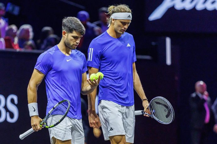 Alexander Zverev y Carlos Alcaraz