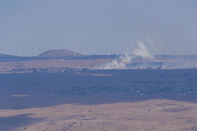 Archivo.- Conflicto en la frontera entre Líbano e Israel.