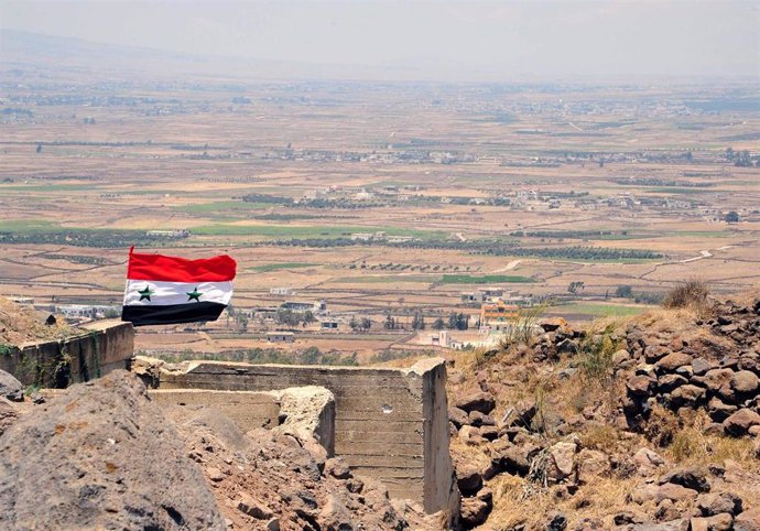 Archivo - Bandera de Siria.