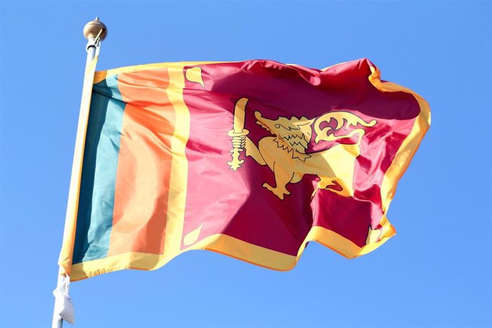 Archivo - Bandera de Sri Lanka.