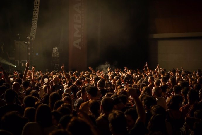 Ambiente en uno de los conciertos del FIZ de la pasada edición.