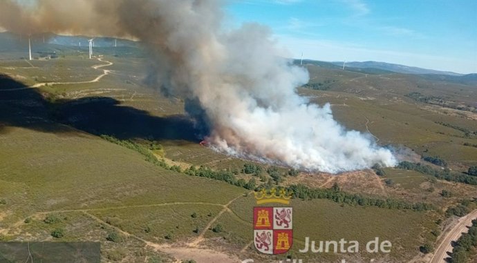 Incendio de Brañuelas (León) ya extinguido