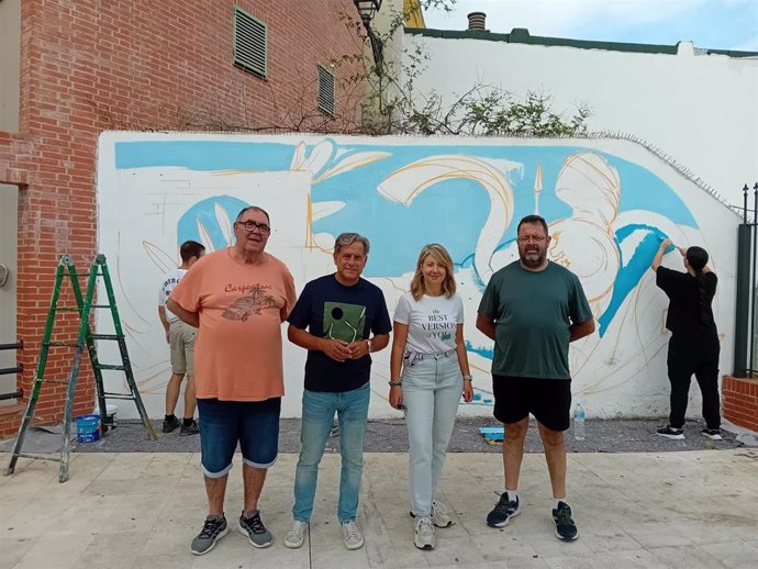 La concejal de Barrios y Participación Ciudadana en el Ayuntamiento de Jaén, Maribel López, visita el centro Francisco Ortega de Puerta de Martos.