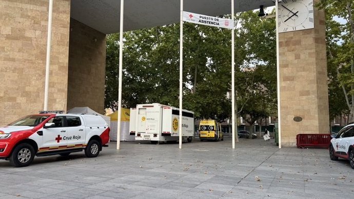 Efectivos de cruz Roja