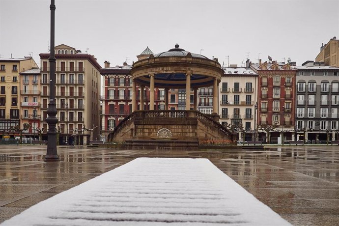 Archivo - El boleto ganador se ha vendido en una administración de lotería ubicada en la Plaza del Castillo de Pamplona.