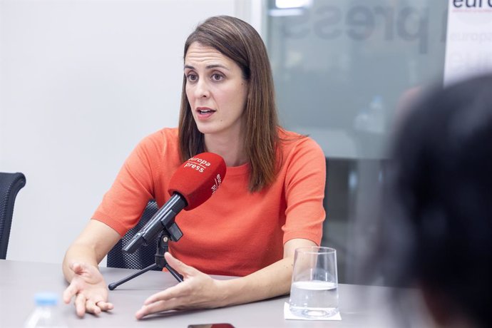 Archivo - La portavoz de Más Madrid en el Ayuntamiento, Rita Maestre, en una entrevista en Europa Press.