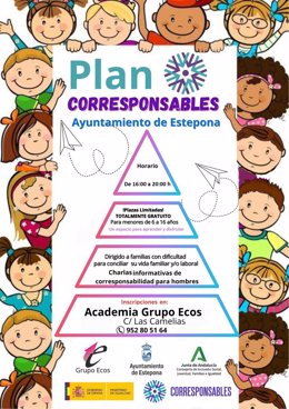 Cartel del plan Corresponsables.