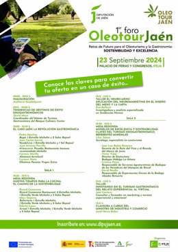 Programa del I 'Foro OleotourJaén'.