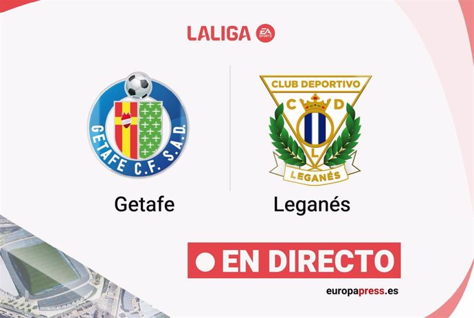 Getafe - Leganés, en directo.