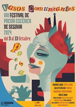 Cartel del VIII Festival de poesía escénica de Segovia