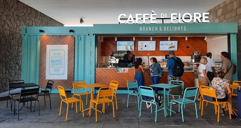 El Aeropuerto César Manrique-Lanzarote amplía su oferta con la apertura de un nuevo local de Caff Di Fiore