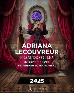 Cartel de la ópera 'Adriana Lecovreur'