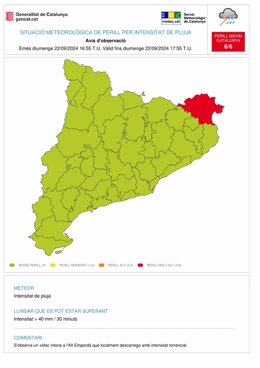 Afectació en l'Alt Empordà