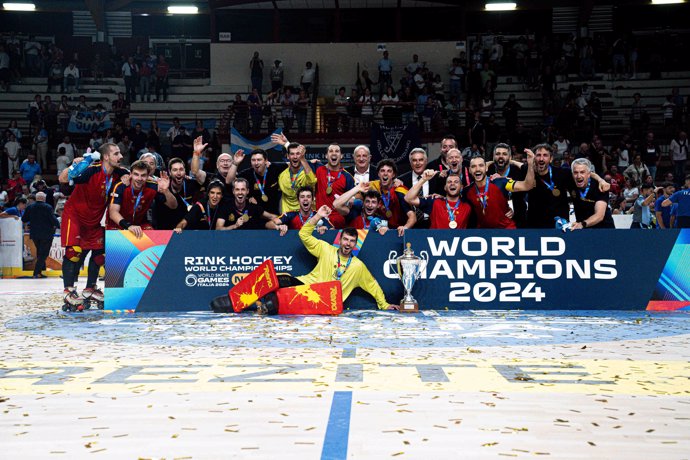 España, campeona del mundo de hockey patines