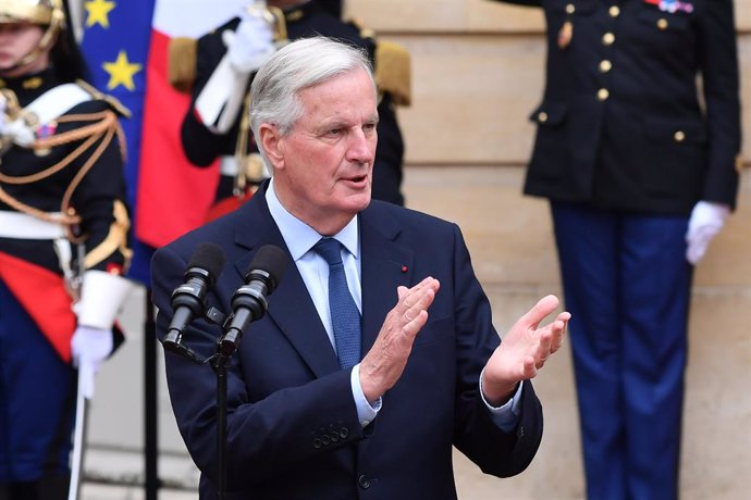 September 6, 2024, Paris, Ile-De-France (Region, France: Former Brexit negotiator Michel Barnier, a member of the Republicains (LR) will succeed Gabriel Attal (Renaissance) as Prime Minister at the Hotel de Matignon on September 05, 2024.