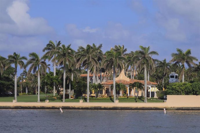 Archivo - Vista de Mar-a-Lago, residencia del expresidente de EEUU Donald en Palm Beach (Florida)