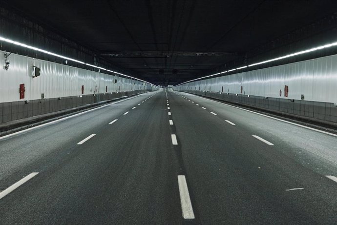 Interior de un tunel