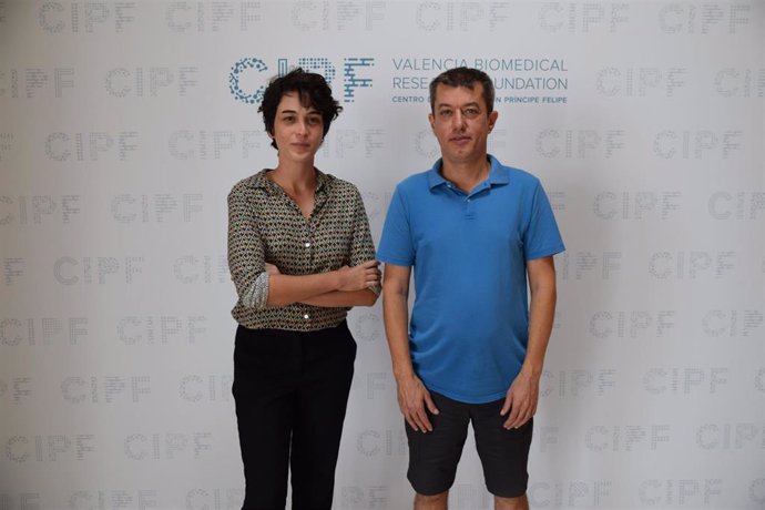 Ángela Rodríguez y Pietro Fazzari del Centro de Investigación Príncipe Felipe (CIPF)