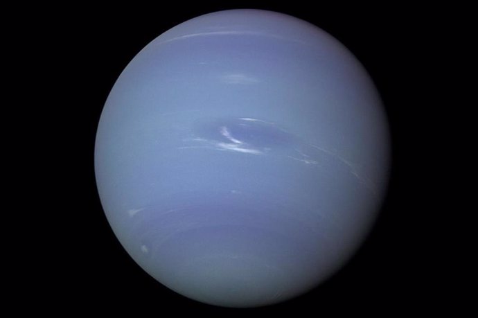 Archivo - Imagen de Neptuno tomada en 1989 por la misión Voyager 2 de la NASA