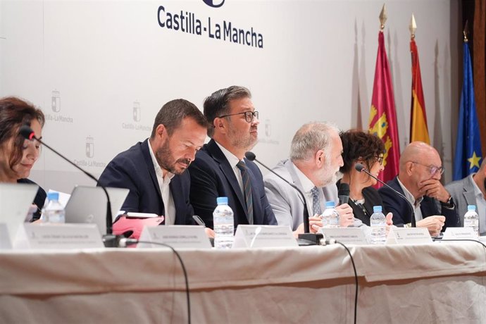 El consejero de Educación, Cultura y Deportes, Amador Pastor, en Guadalajara.