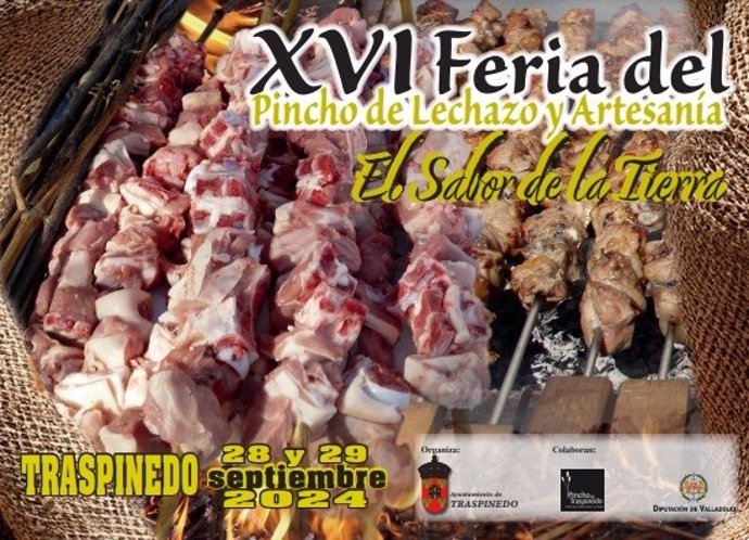 Cartel anunciador de la XVI Feria del Pincho de Lechazo de Traspinedo (valladolid)