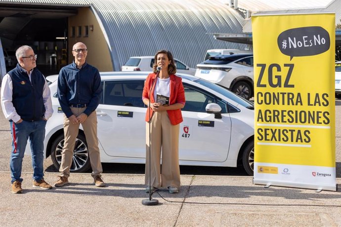 El Ayuntamiento de Zaragoza promueve los taxis seguros para una ciudad libre de agresiones sexistas