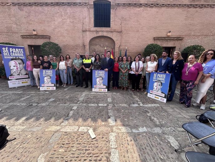 Imagen de la presentación de la nueva campaña contra municipal la explotación sexual y la trata de personas