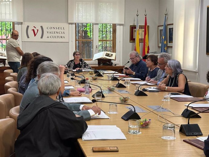 Pleno del Consell Valencià de Cultura (CVC) celebrado este lunes