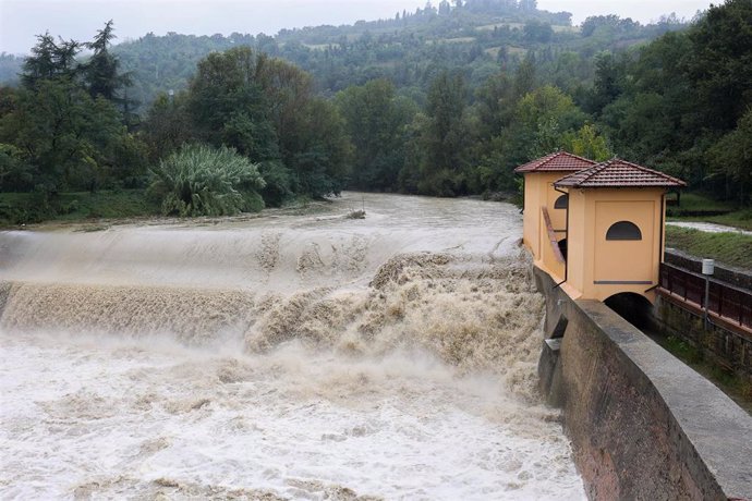 Inundaciones en la región italiana de Emilia Romaña