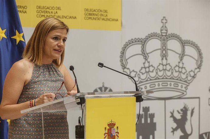 Archivo - La delegada del Gobierno, Pilar Bernabé, en imagen de archivo