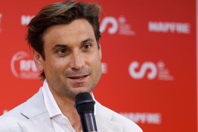 El capitán español de Copa Davis, David Ferrer.