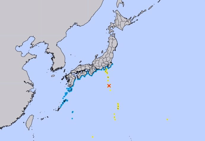 Japón emite una alerta de tsunami para varias islas en el Pacífico tras un terremoto de 5,9