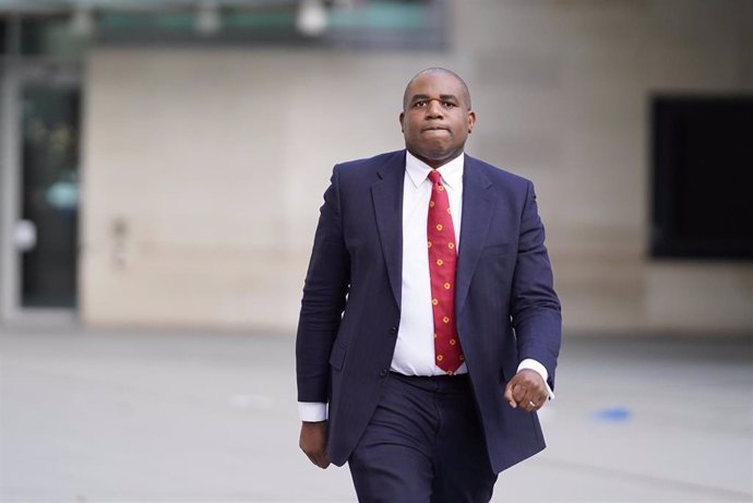 Archivo - El ministro de Exteriores británico, David Lammy. 