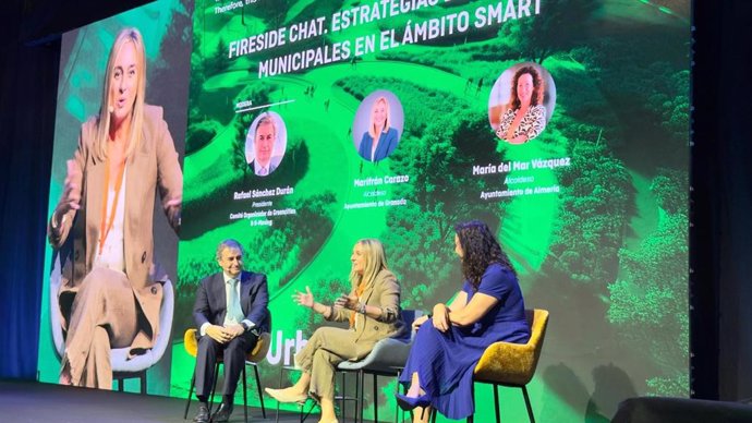 La alcaldesa de Granada, Marifrán Carazo, interviene en el foro 'GreenCities, Urban Inteligence and Sustainability' 