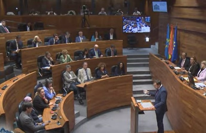 Adrián Barbón, en su intervención