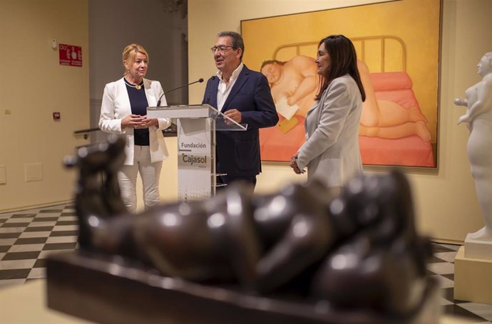 Inauguración de la exposición 'Fernando Botero. Sensualidad y melancolía'.