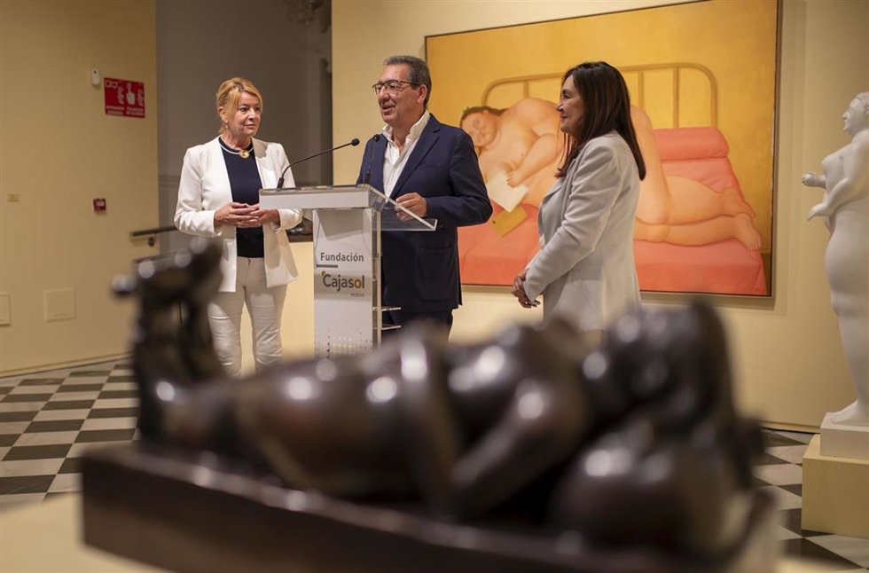 Inauguración de la exposición 'Fernando Botero. Sensualidad y melancolía'.