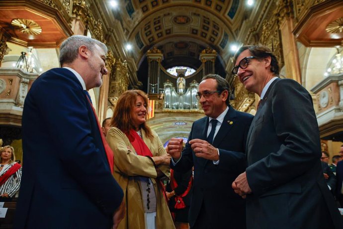 Collboni, Bonet, Rull e Illa en la basílica