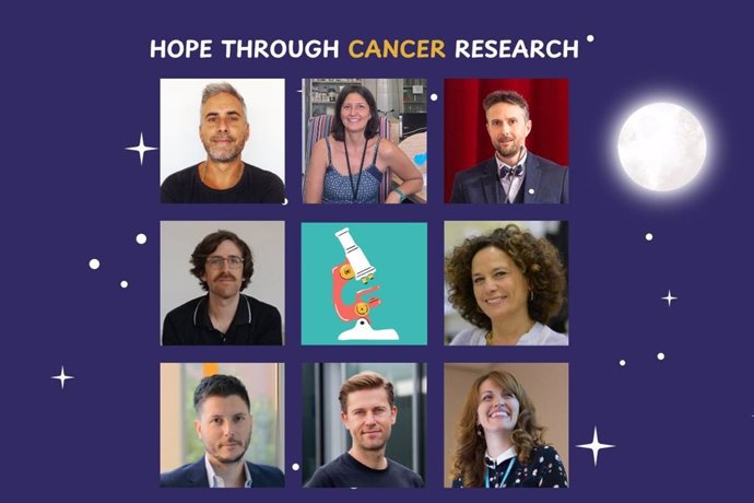 Investigadores contra el cáncer que protagonizan la serie 'Hope Through Cancer Research'.