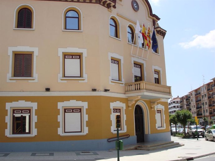 Archivo - Sede del Ayuntamiento de Ejea de los Caballeros.