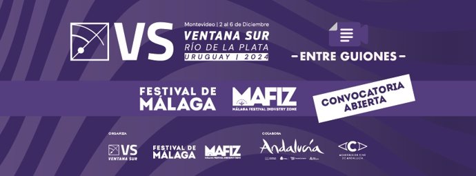 El Festival de Málaga, a través de su Área de Industria Mafiz, participa en el proyecto -Entre Guiones-, organizado y desarrollado por Ventana Sur, y que tendrá lugar del 2 al 6 de diciembre de 2024 en Montevideo (Uruguay).