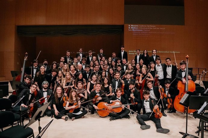 Archivo - La Jove Orquestra de la Generalitat Valenciana  en imatge d'arxiu