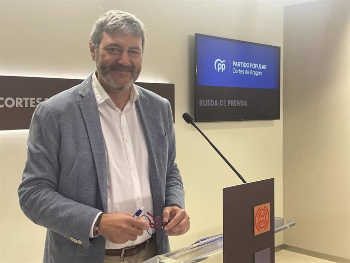 El diputado autonómico del PP Gerardo Oliván.