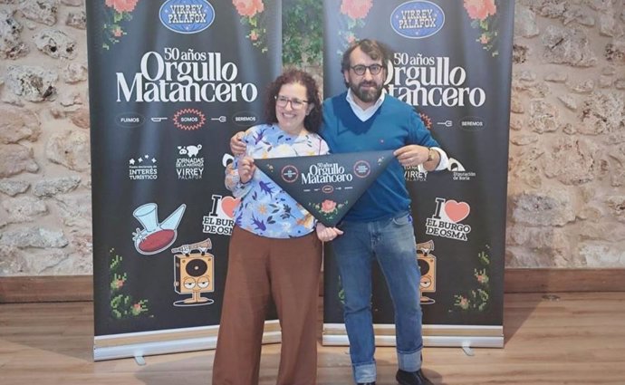 Beatriz Martínez y Armando García presentan la fiesta del 'Orgullo Matancero' de El Burgo de Osma (Soria)