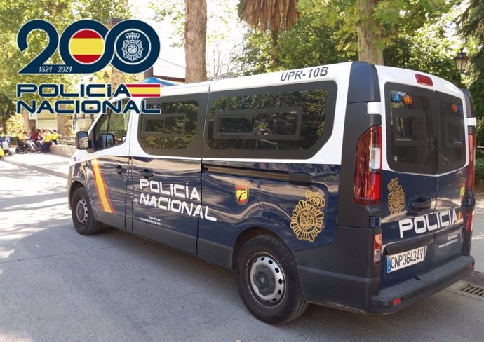 Furgoneta de la Policía Nacional