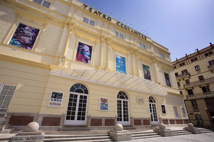 Archivo - Imagen de archivo del Teatro Cervantes de Málaga.