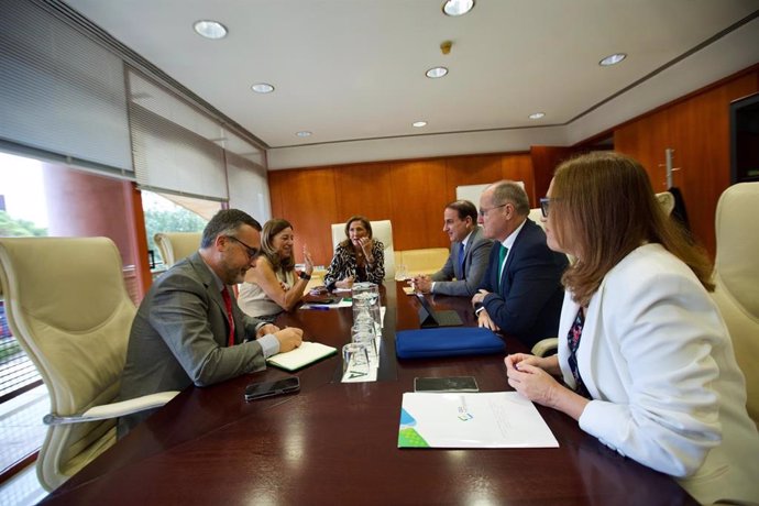 La consejera de Desarrollo Educativo y Formación Profesional, María del Carmen Castillo, ha mantenido una reunión con el presidente de la Confederación de Empresarios de Andalucía (CEA), con el "objetivo de ampliar y fortalecer la colaboración directa"