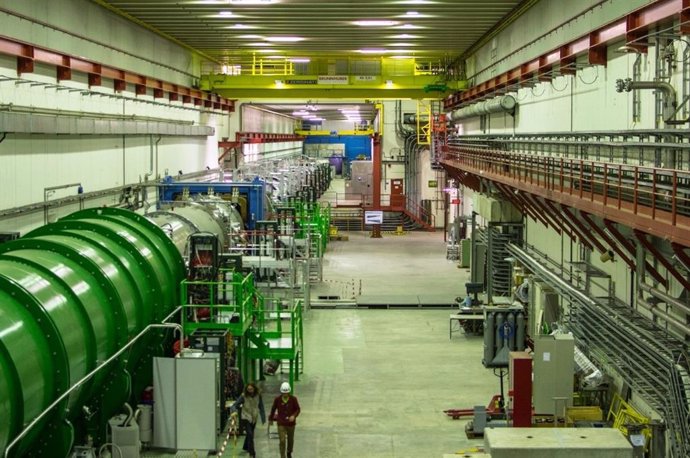 EXperimento NA62 en las instalaciones de aceleración de partículas del CERN