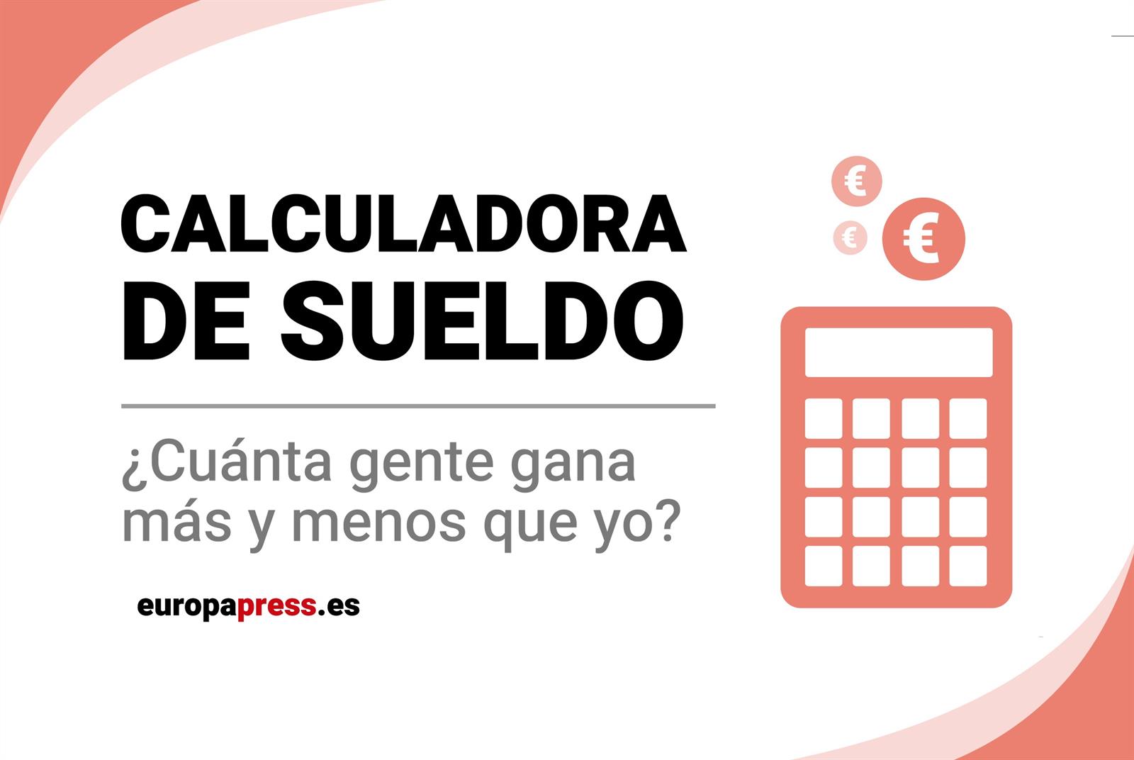 Calculadora de sueldo ¿cuánta gente gana más y menos que yo